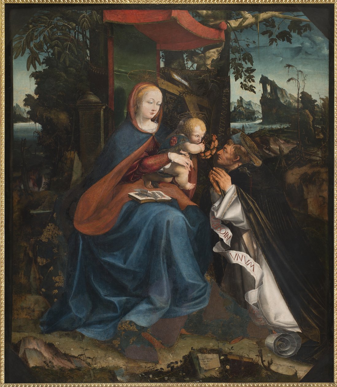 Madonna z Dzieciątkiem i św. Piotr Męczennik, 1525 autorstwa Pietro Grammorseo