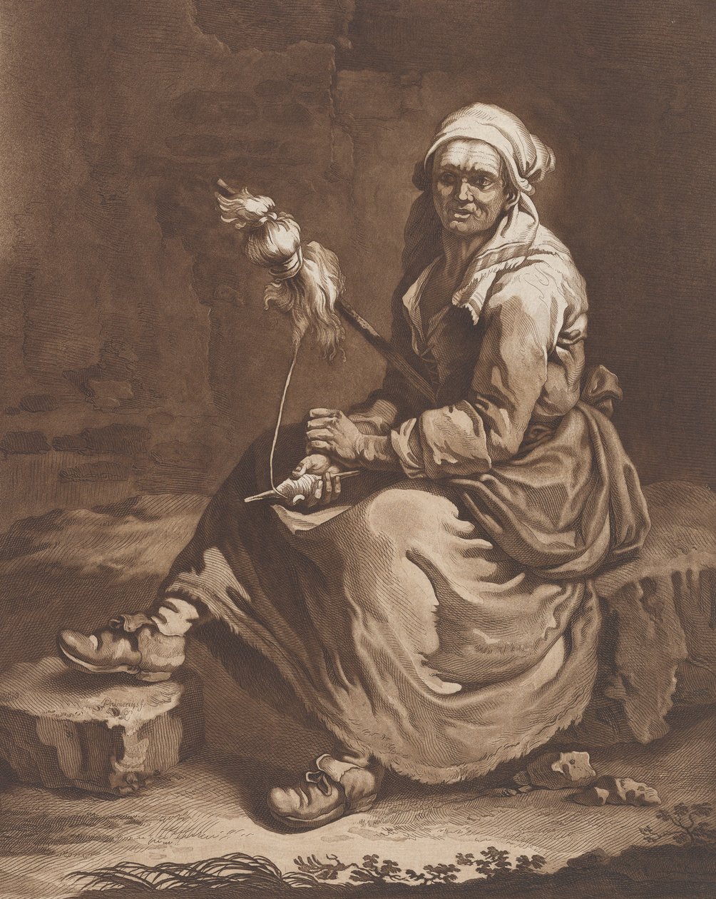 Stara Pracująca, ca. 1757-1804. autorstwa Pietro Jacopo Palmieri