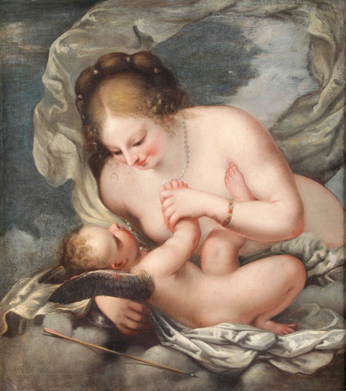 Wenus i Kupidyn autorstwa Pietro Liberi