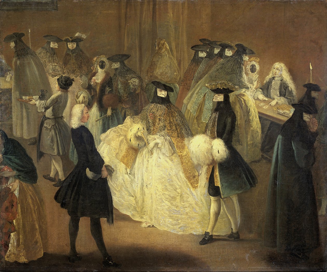 Kasyno Obniżone, II poł. autorstwa Pietro, Longhi