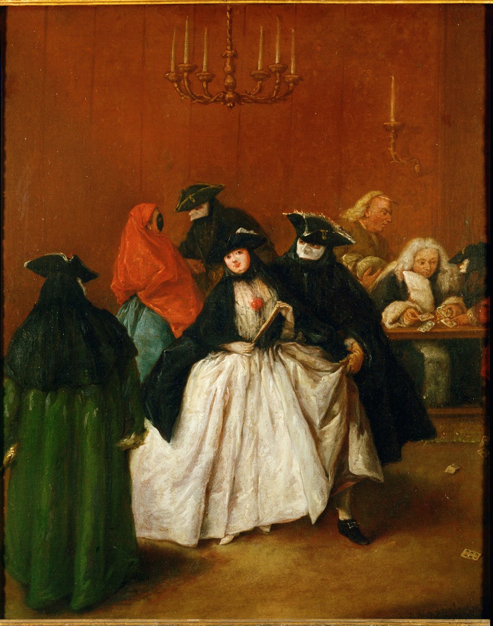 Il Ridotto (obraz na płótnie) autorstwa Pietro Longhi