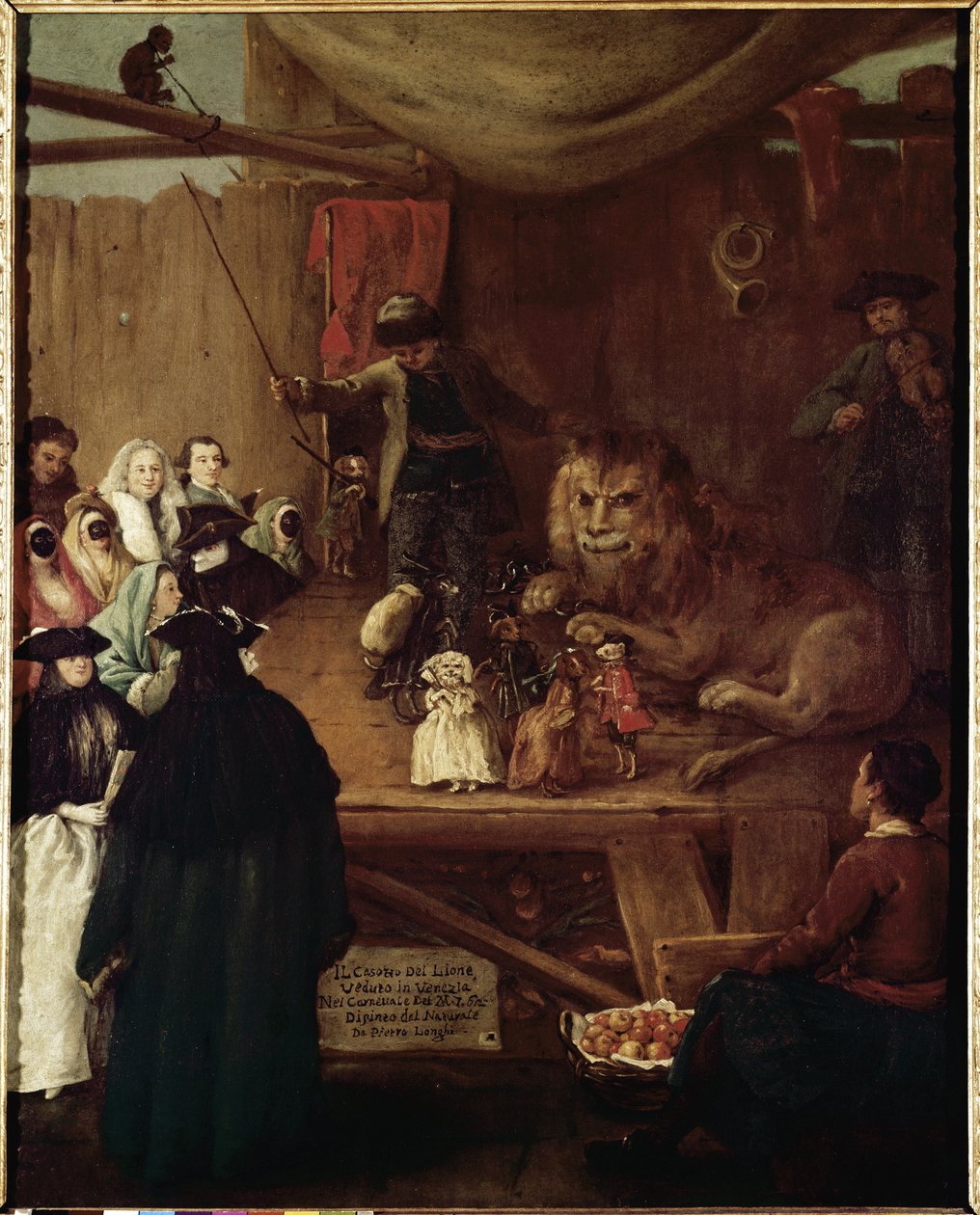 La cabane du lion - Chata lwa autorstwa Pietro Longhi