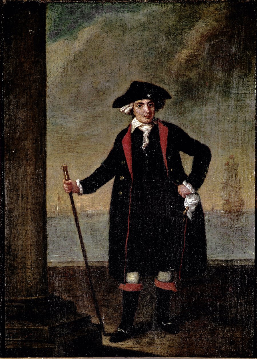 Portret włoskiego kapitana statku Piero Rinaldi (Portret włoskiego kapitana statku Piero Rinaldi) Obraz Pietro Longhi (1702-1785) ca. 1781 Dim 51x38 cm Wenecja, Ca 