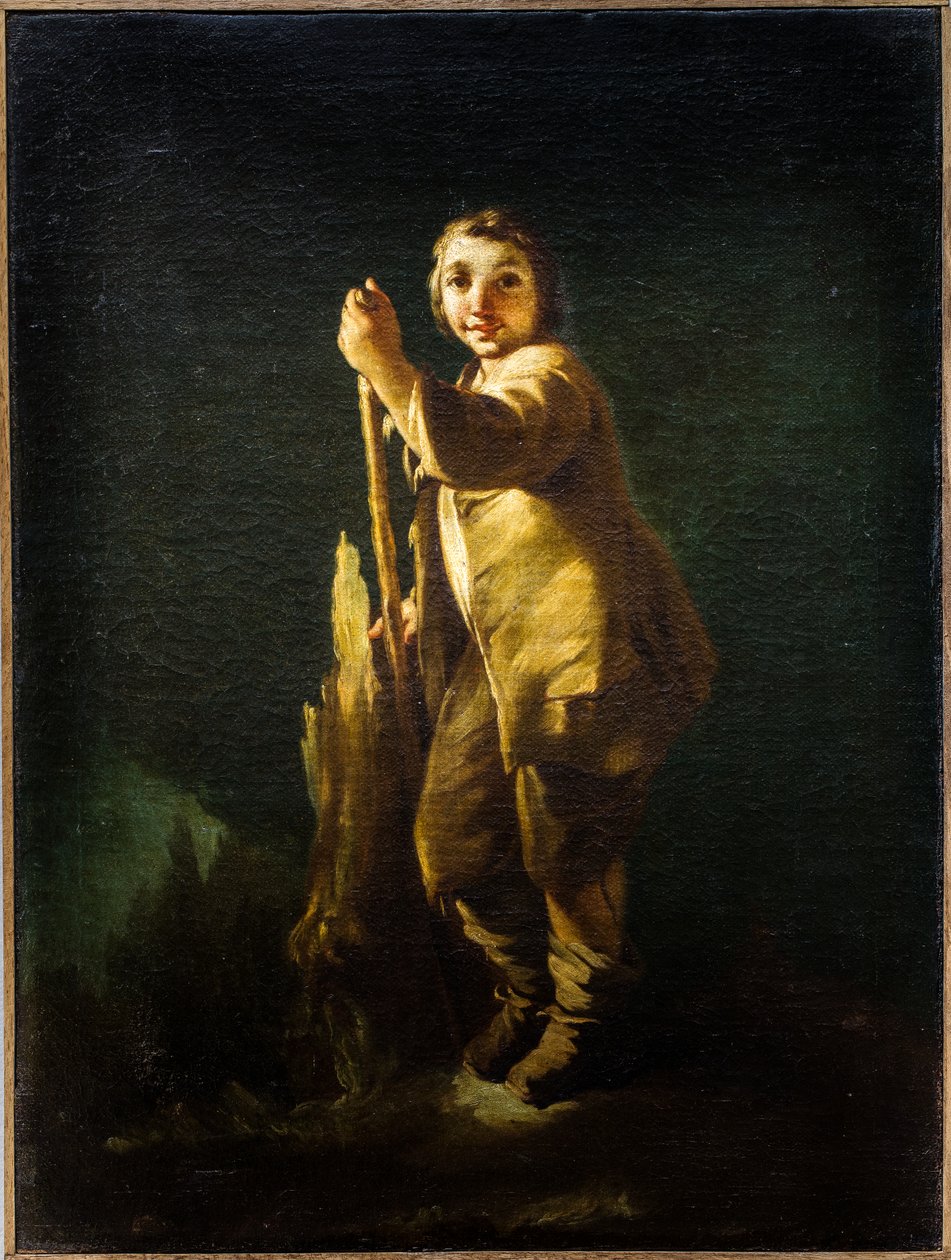 Stojący pasterz, ok. 1740 (olej na płótnie) autorstwa Pietro Longhi