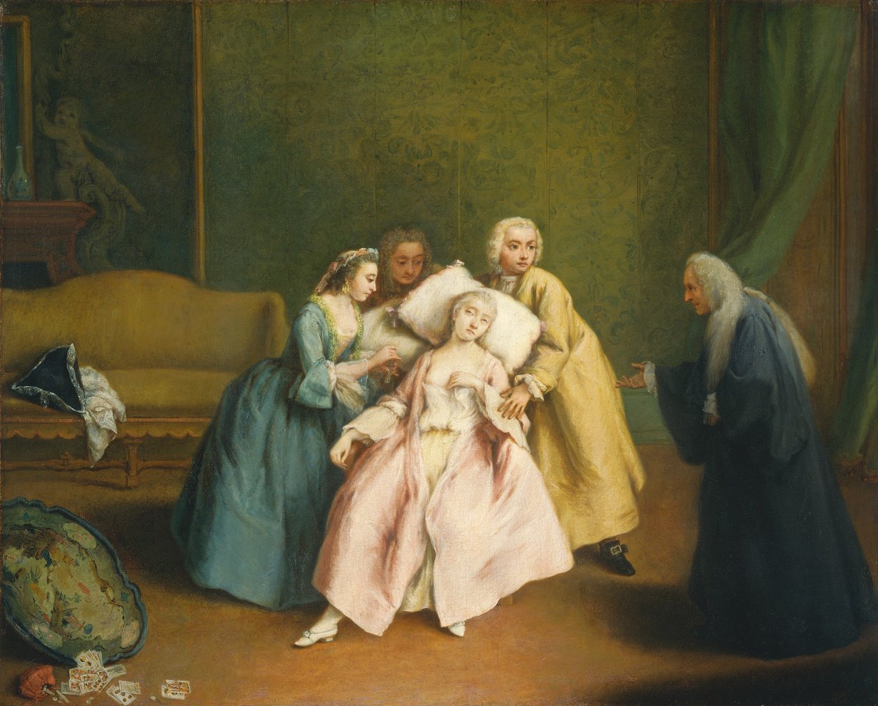 Słaby autorstwa Pietro Longhi