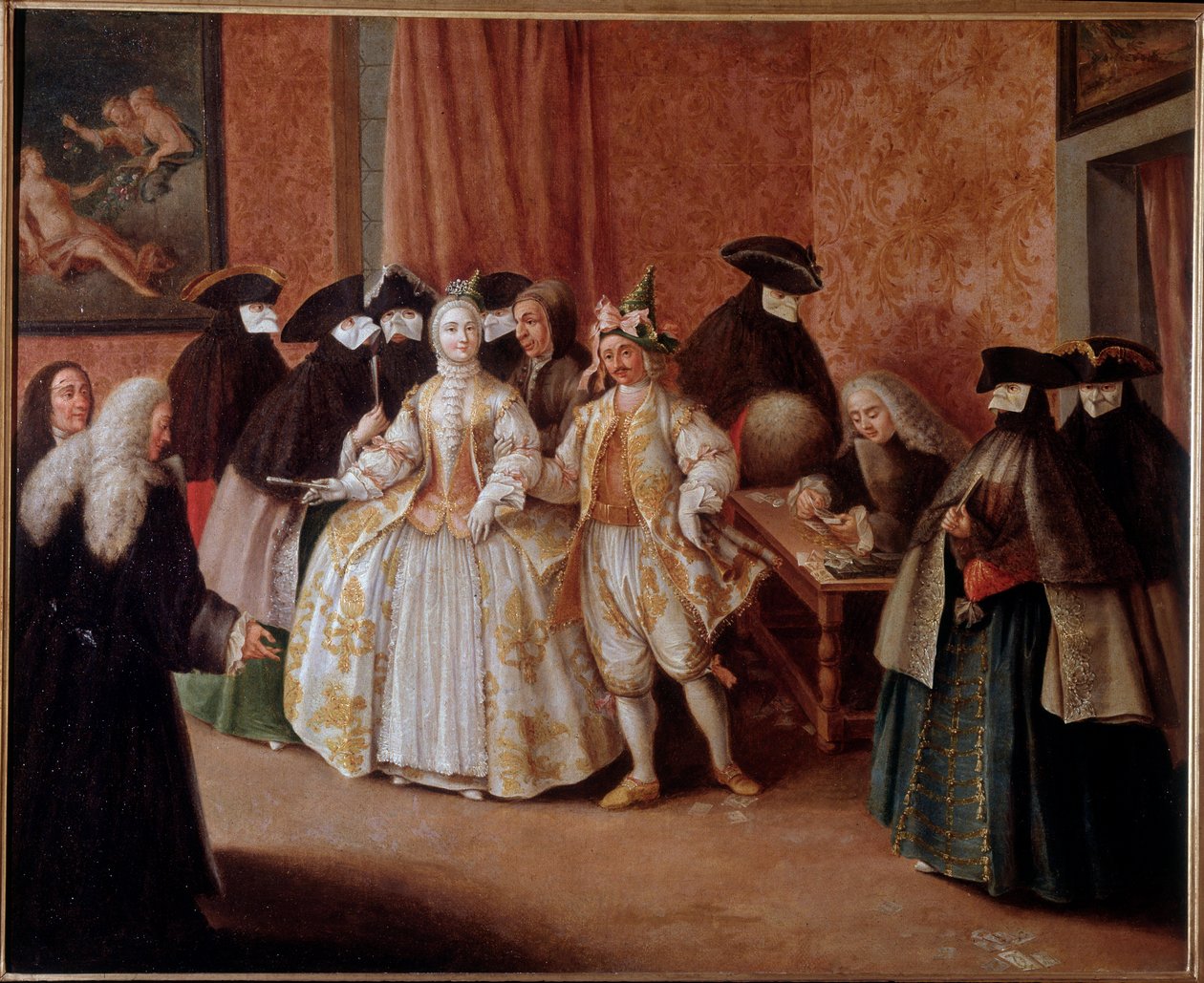 Foyer (Obraz, ok. 1760) autorstwa Pietro Longhi