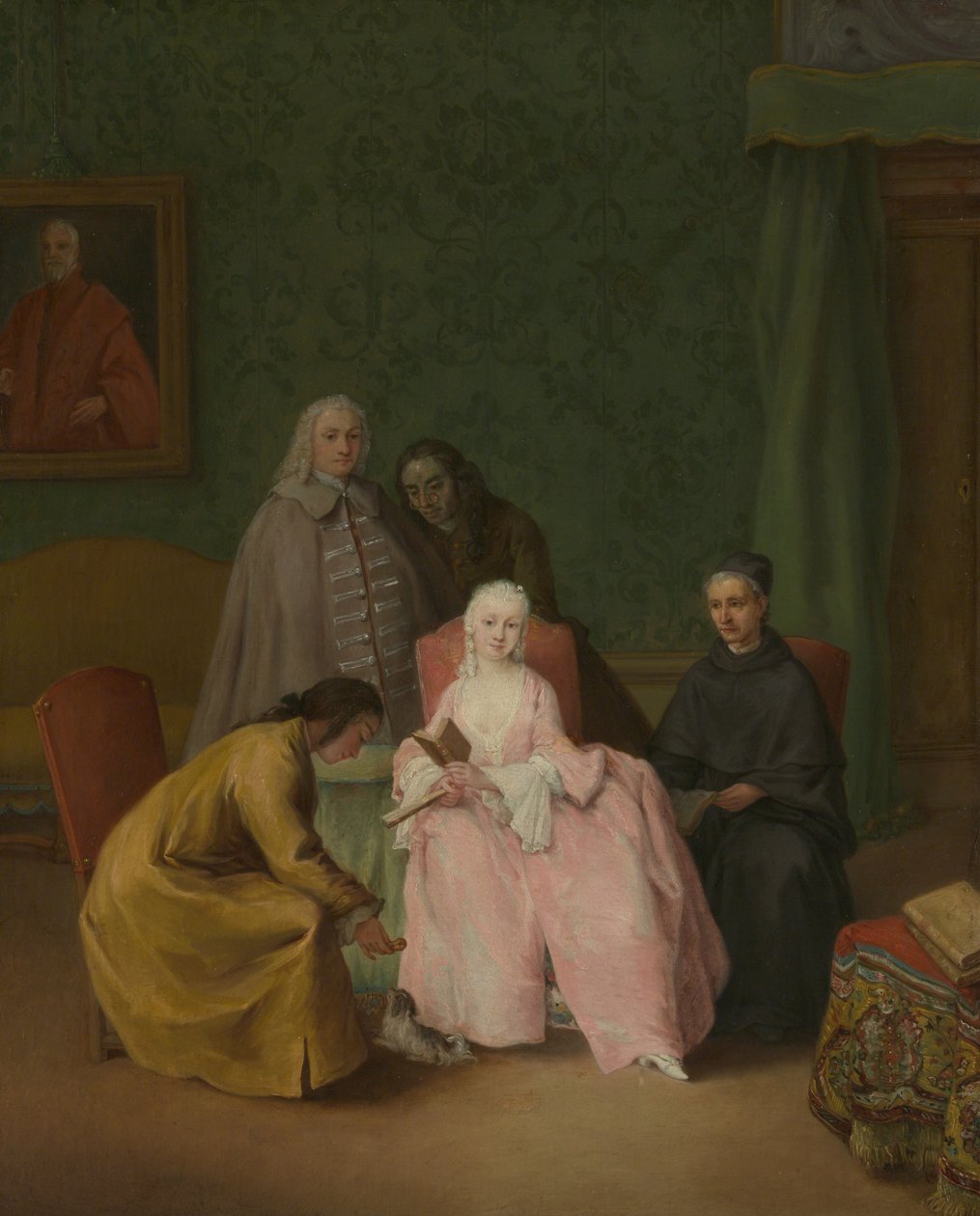 Wizyta, 1746 autorstwa Pietro Longhi