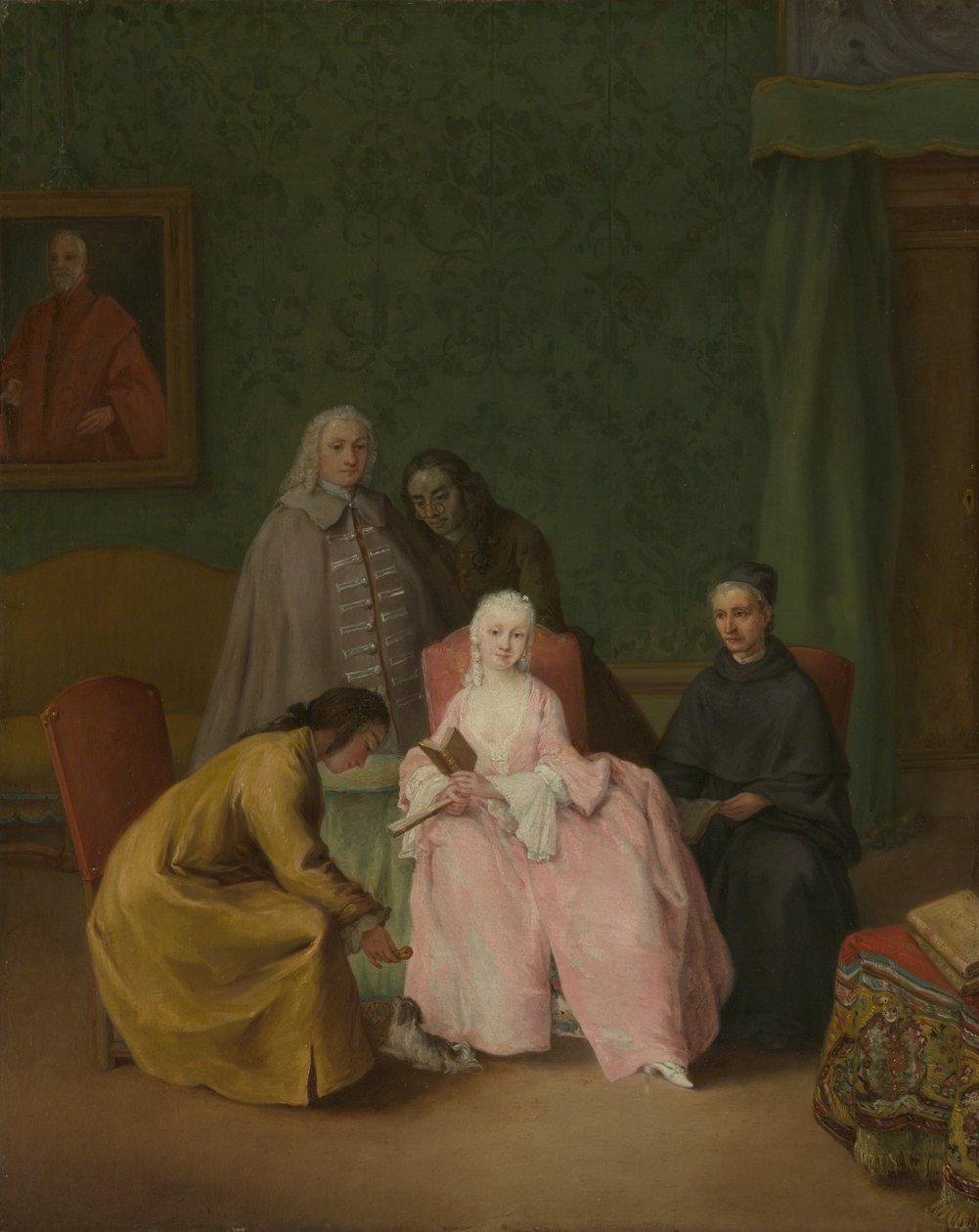 Wizyta, 1746. autorstwa Pietro Longhi