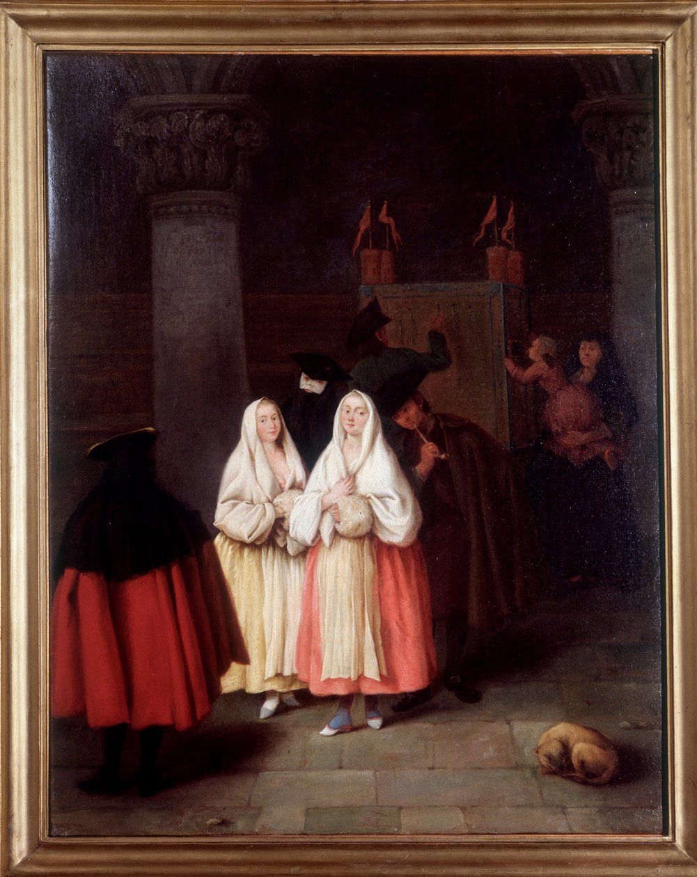 Kosmorama, wystawa obrazów perspektywicznych (Malarstwo autorstwa Pietro Longhi