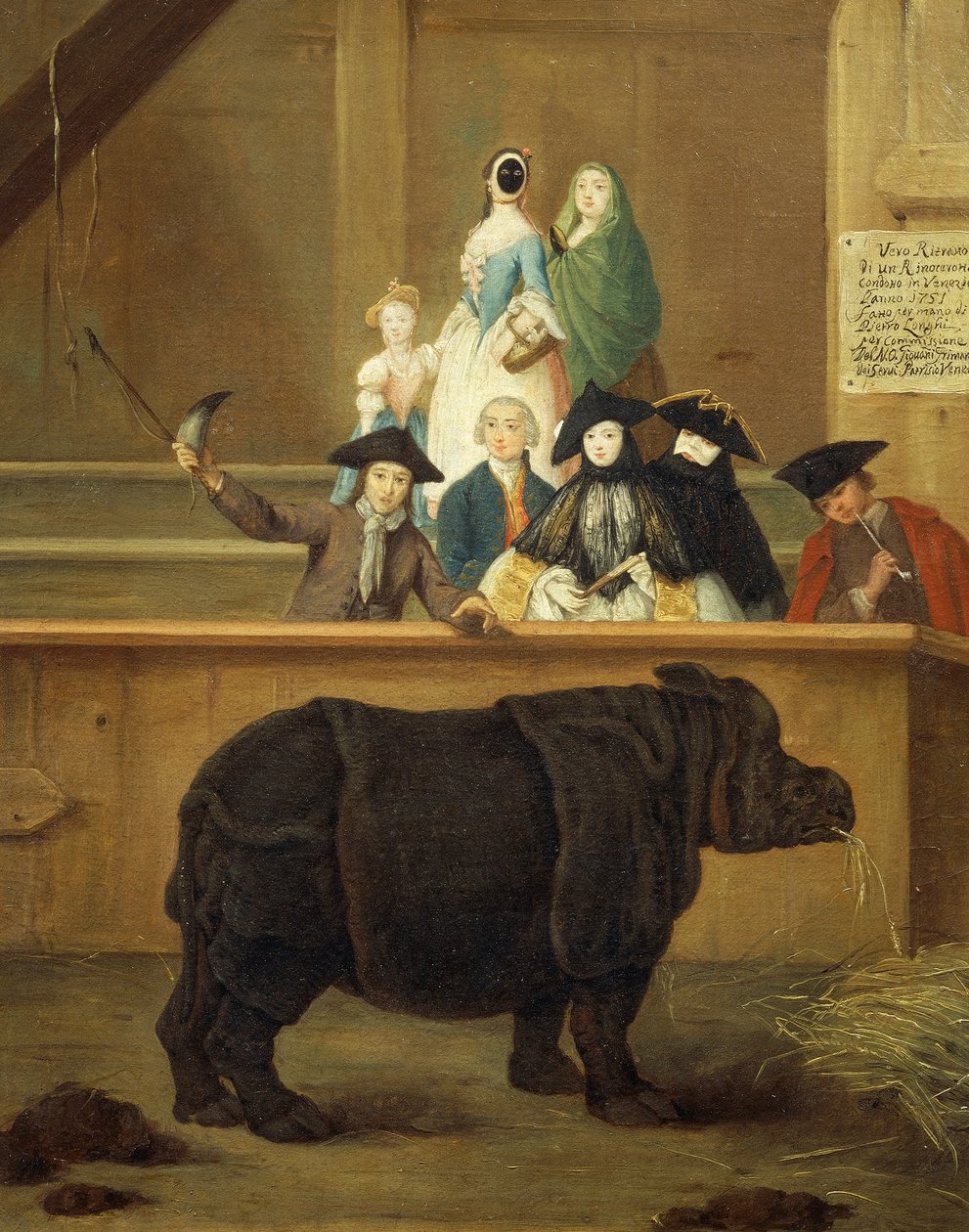 Wystawa nosorożca autorstwa Pietro Longhi