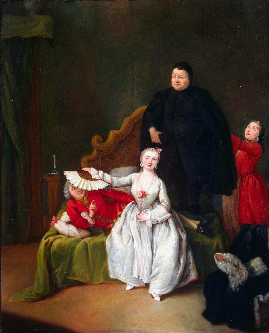 Scena teatralna”, 1752. autorstwa Pietro Longhi
