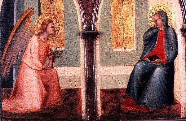 zwiastowanie autorstwa Pietro Lorenzetti
