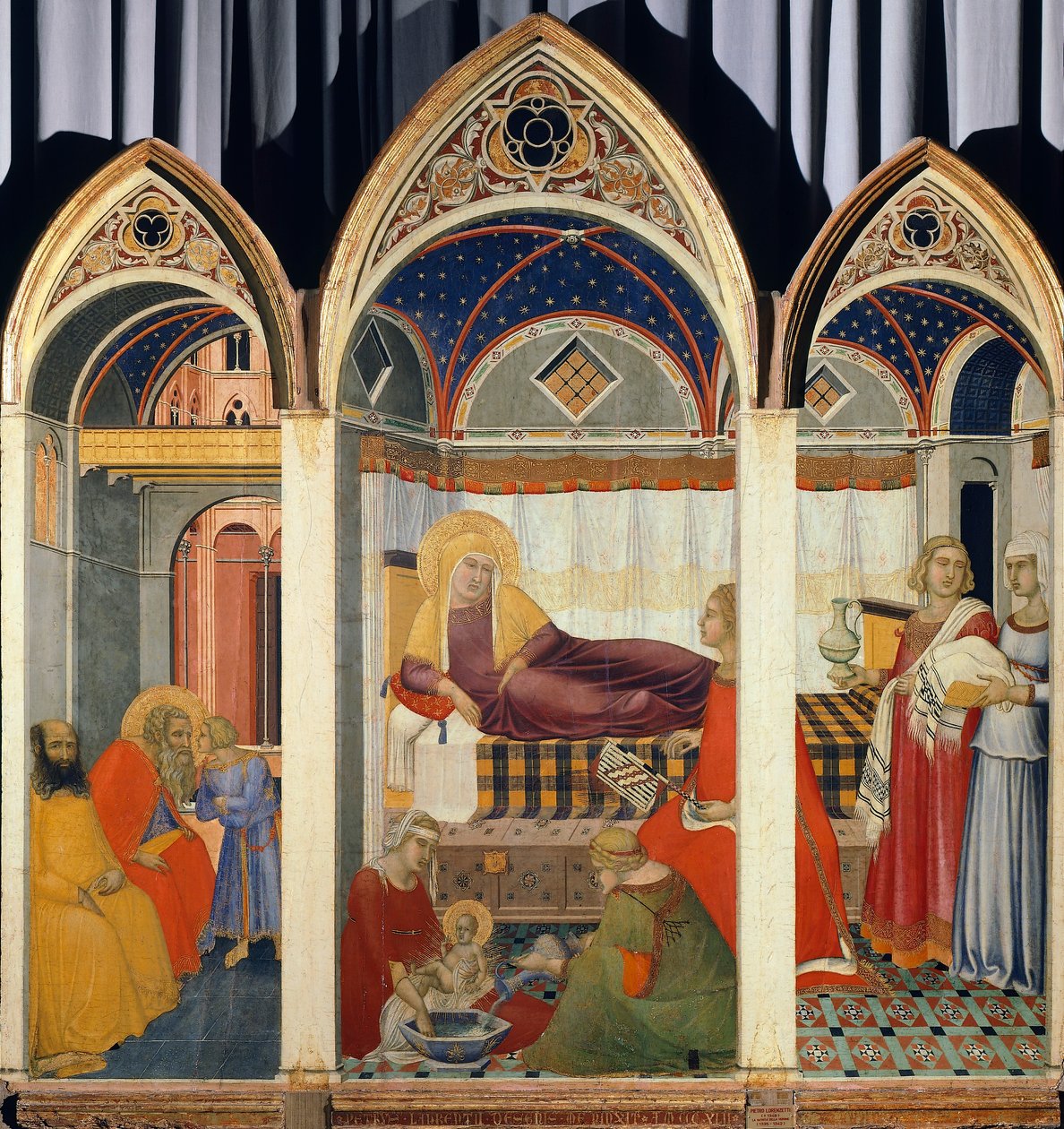 Narodzenia Najświętszej Marii Panny, Pietro Lorenzetti (ca 1280-ca 1348) autorstwa Pietro Lorenzetti