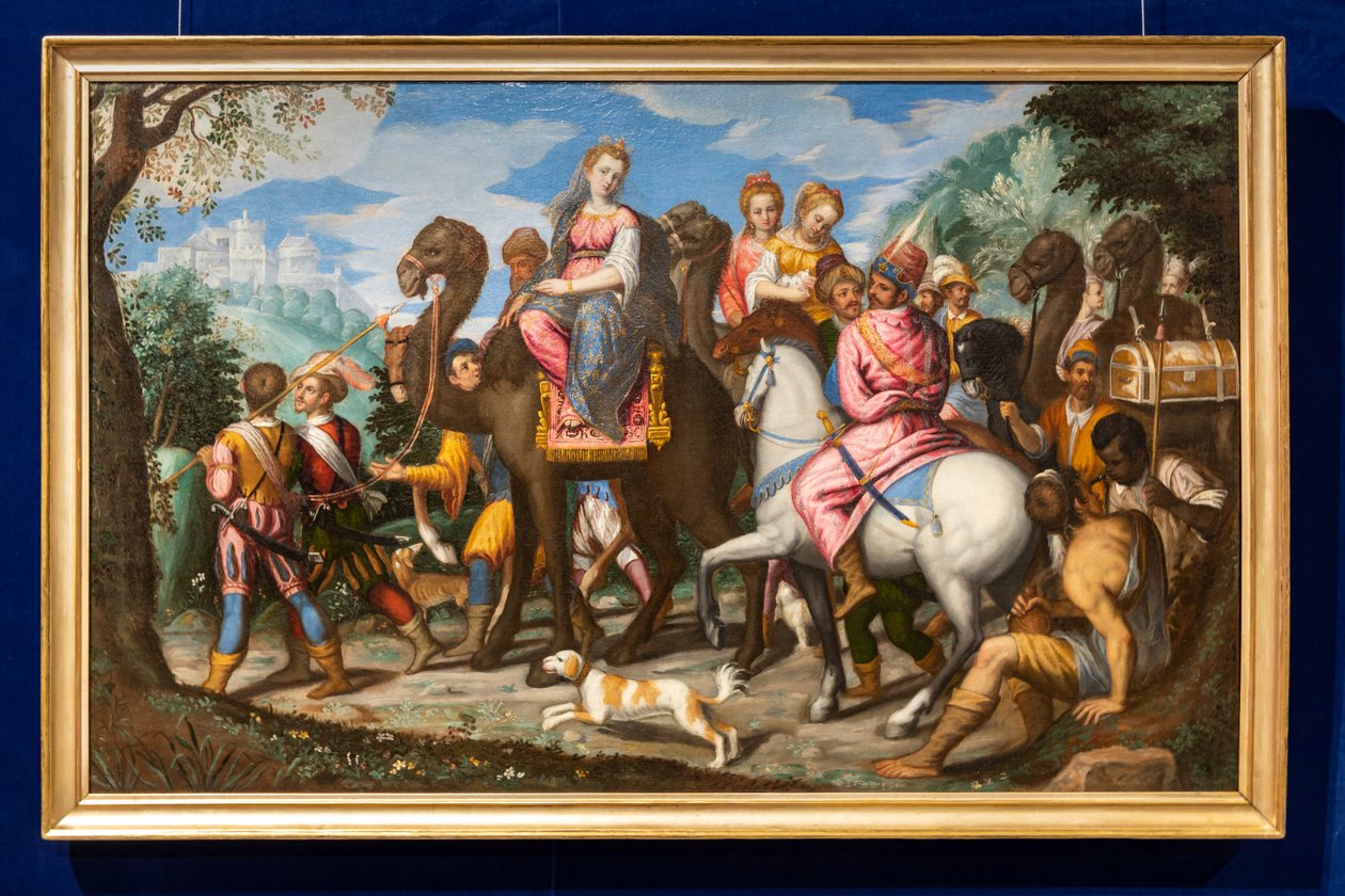 Podróż królowej Saby autorstwa Pietro Marone