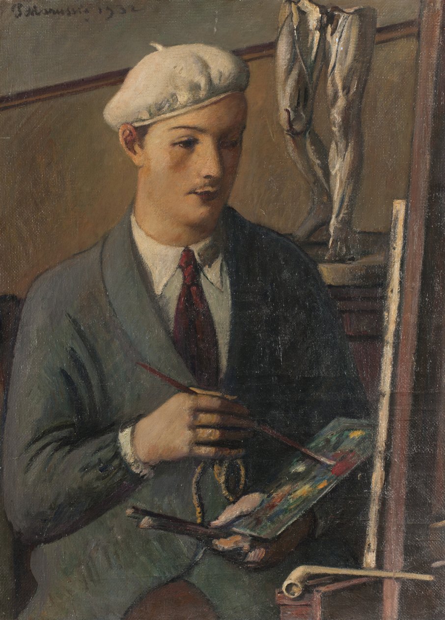 Portret młodego malarza, 1932 autorstwa Pietro Marussig