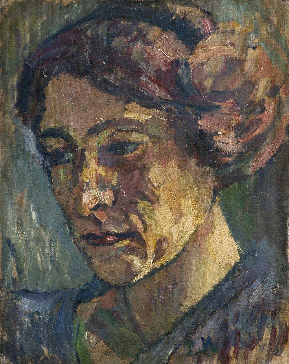 Portret żony, 1929 autorstwa Pietro Marussig