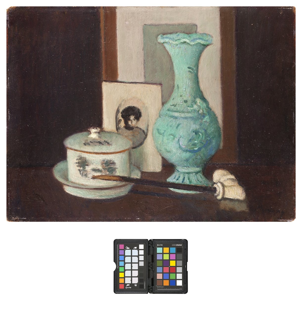 Martwa natura z fajką, 1926-28 autorstwa Pietro Marussig