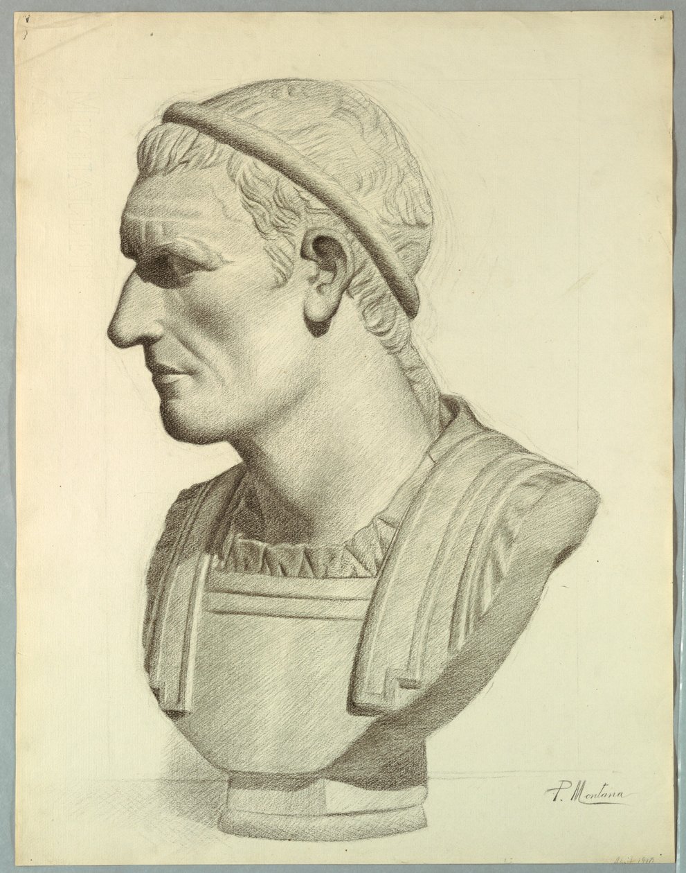Popiersie senatora rzymskiego (renderowane z odlewu gipsowego) autorstwa Pietro Montana