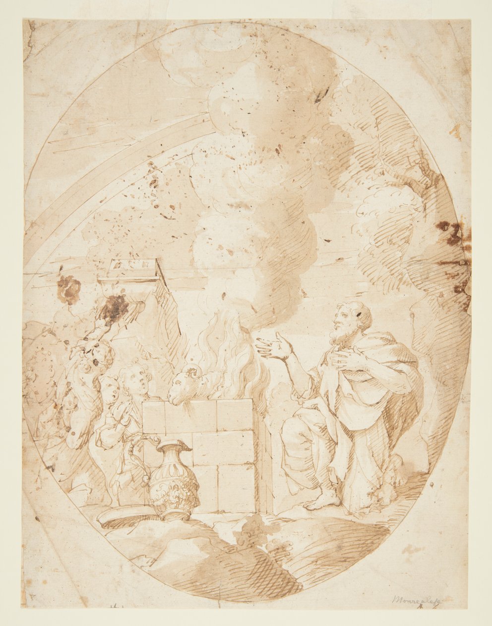 Ofiara Noego autorstwa Pietro Novelli