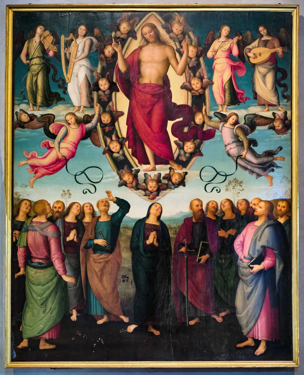 Wniebowstąpienie Chrystusa autorstwa Pietro Perugino