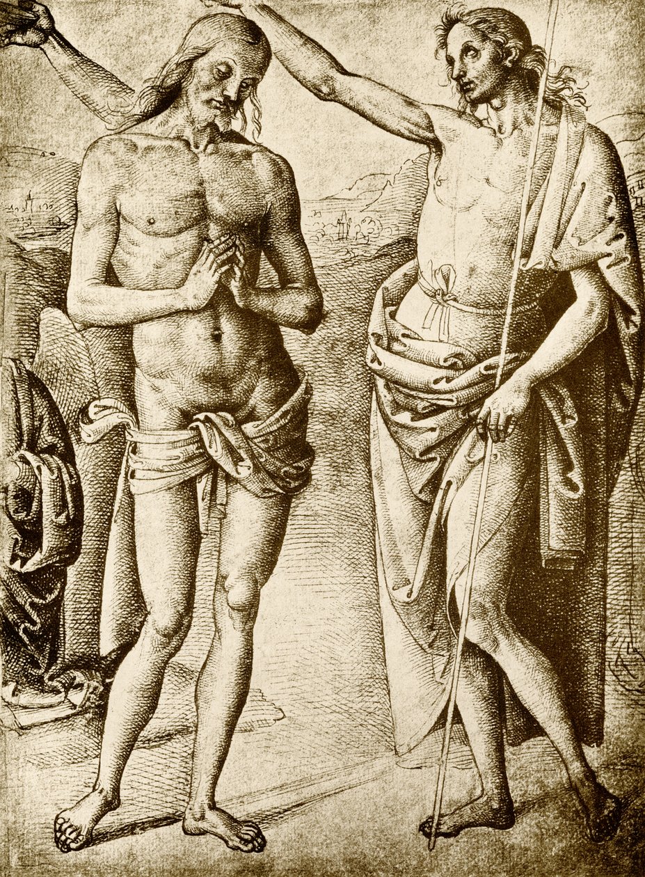 Chrzest Chrystusa autorstwa Pietro Perugino