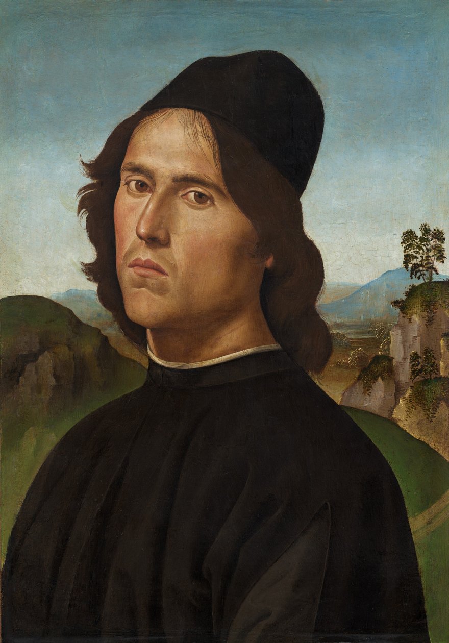 Portret Lorenza di Credi autorstwa Pietro Perugino