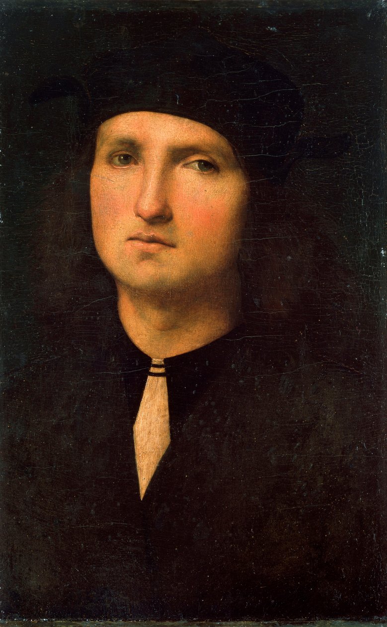 Portret młodzieńca, między 1495 a 1500. autorstwa Pietro Perugino