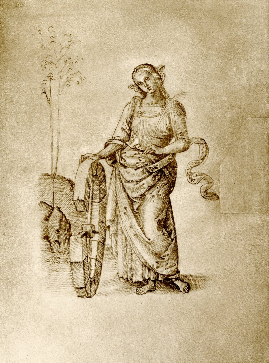 Św. Katarzyna autorstwa Pietro Perugino