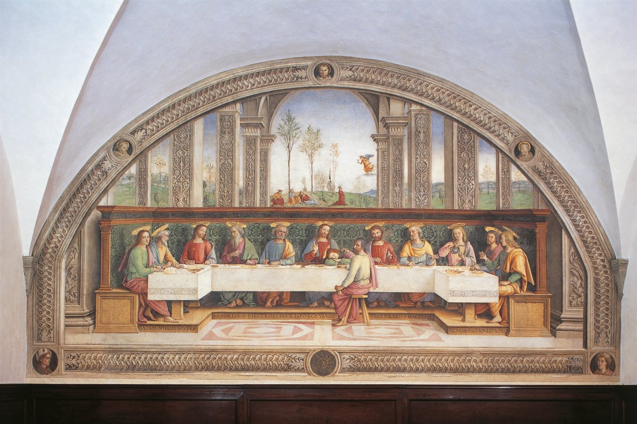 Ostatnia Wieczerza autorstwa Pietro Perugino