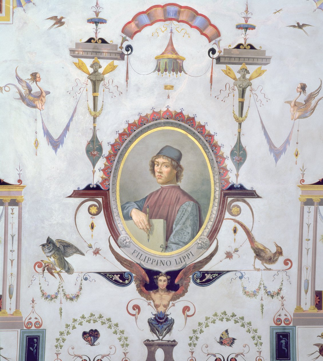 Portret Filippino Lippi (świeży) autorstwa Pietro Pezzati