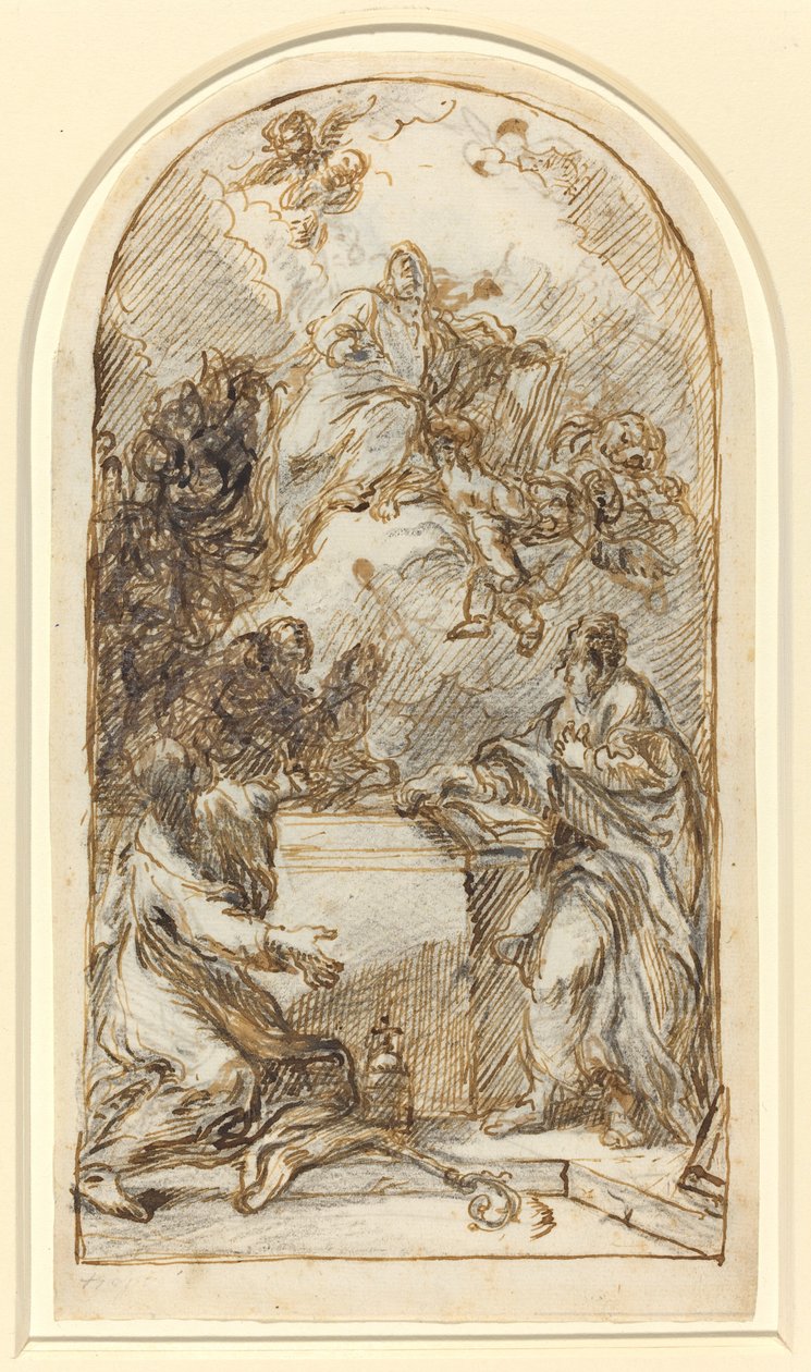 Apoteoza św. Marka [recto i verso] autorstwa Pietro Roselli