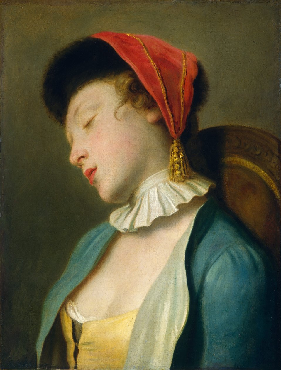 Śpiąca dziewczyna, 17601762. autorstwa Pietro Antonio Rotari