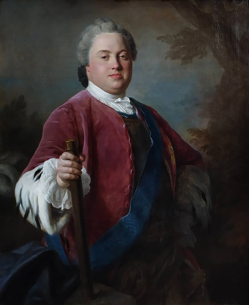 Kurprinz Friedrich Christian von Sachsen (1722-1763) Elektor Saksonii Fryderyk Chrystian (1722-1763) autorstwa Pietro Rotari