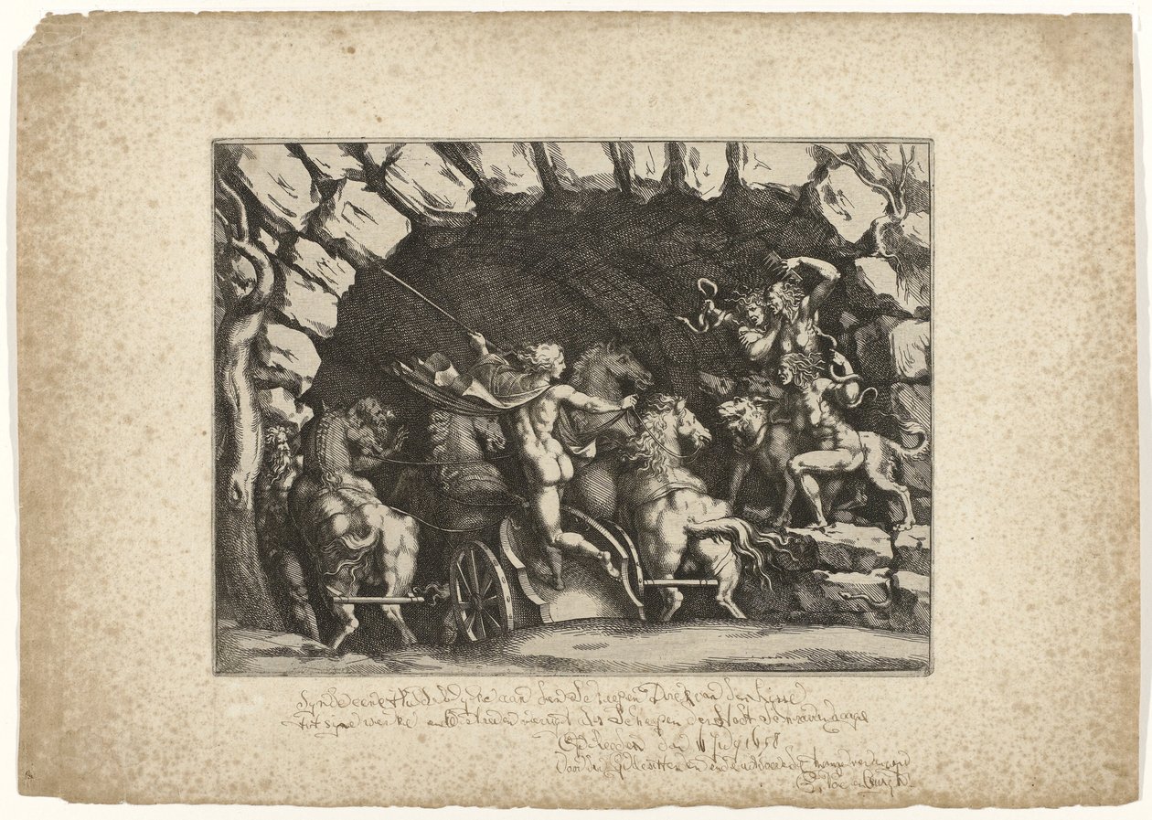 Pluton wchodzi do podziemi autorstwa Pietro Sante Bartoli