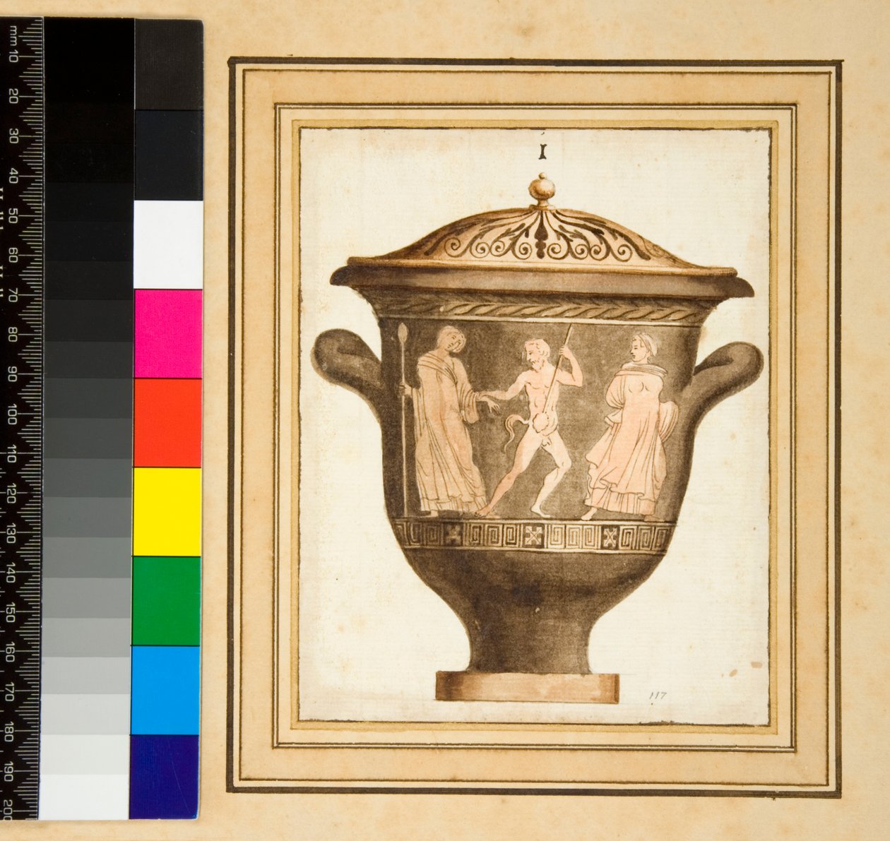 Krater etruski autorstwa Pietro Santi Bartoli