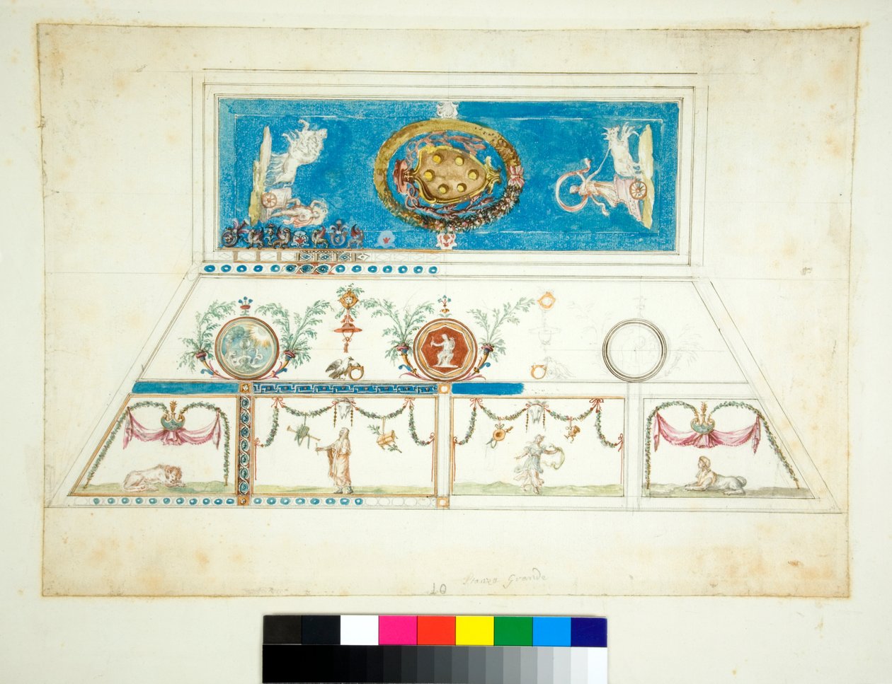 Sklepienie Villa Madama autorstwa Pietro Santi Bartoli
