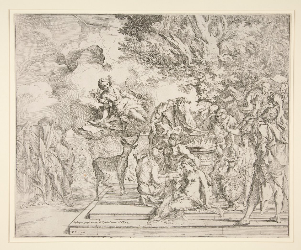 Ofiara Ifigenii autorstwa Pietro Testa