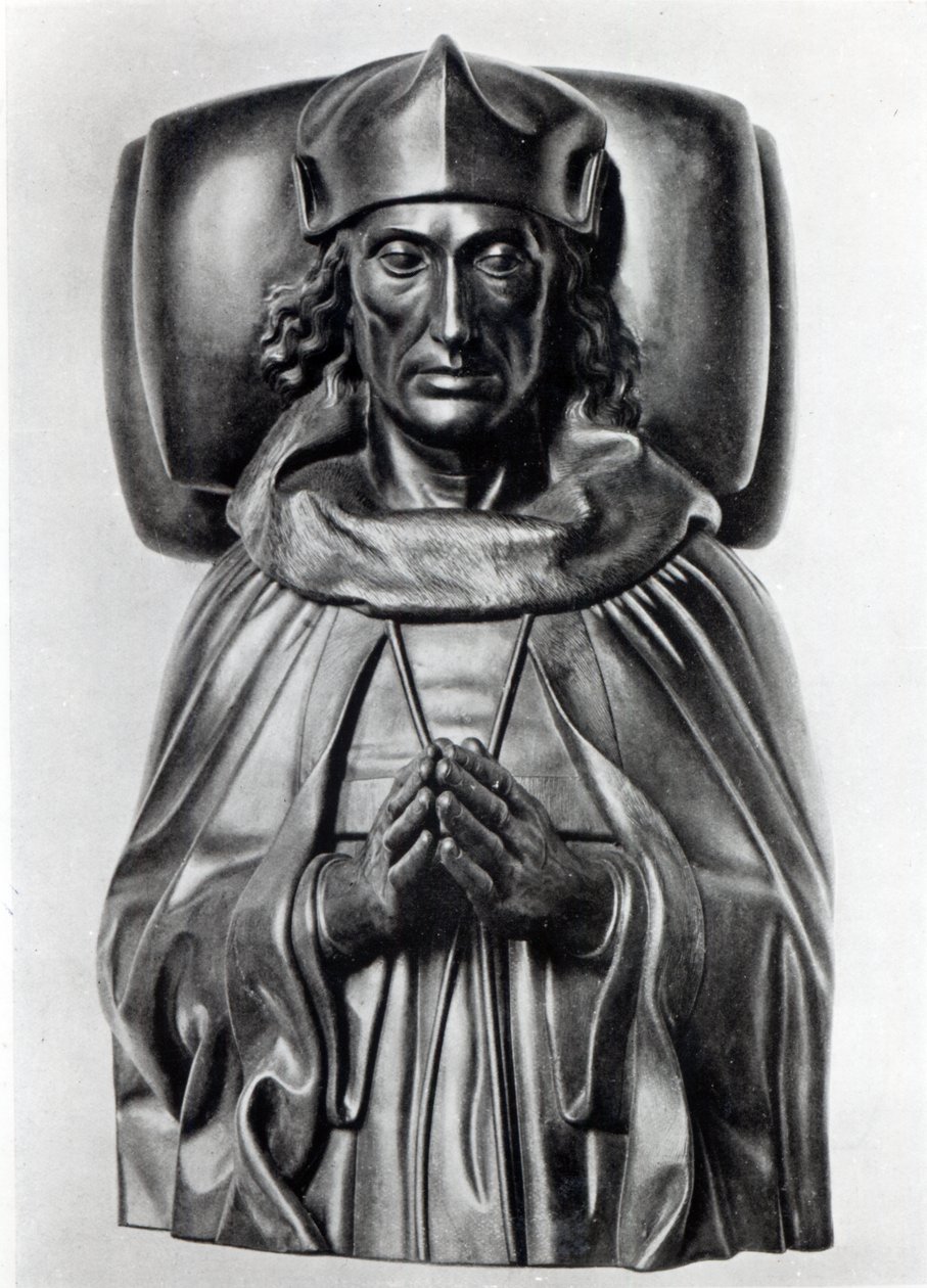 Wizerunek Henryka VII w Opactwie Westminsterskim (złoto) autorstwa Pietro Torrigiano
