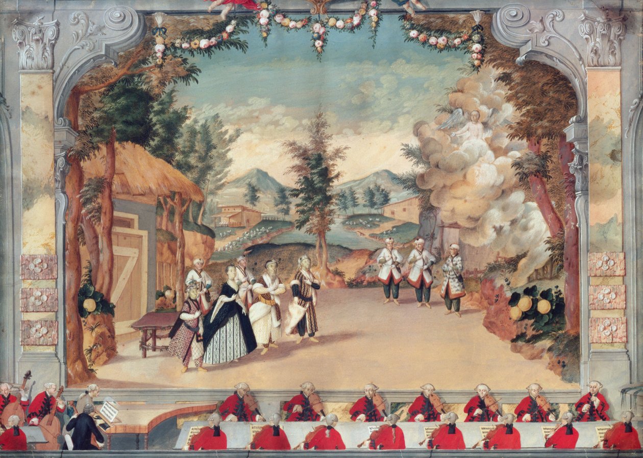 جوزف هیډن (1732-1809) د 1775 کال د اګست په 29 نیټه په اسټرهازي تیاتر کې د خپل اوپرا 
