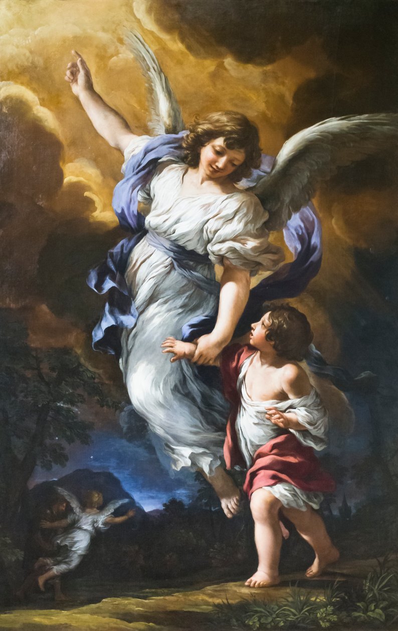 Anioł Stróż autorstwa Pietro da (1596 1669) Cortona