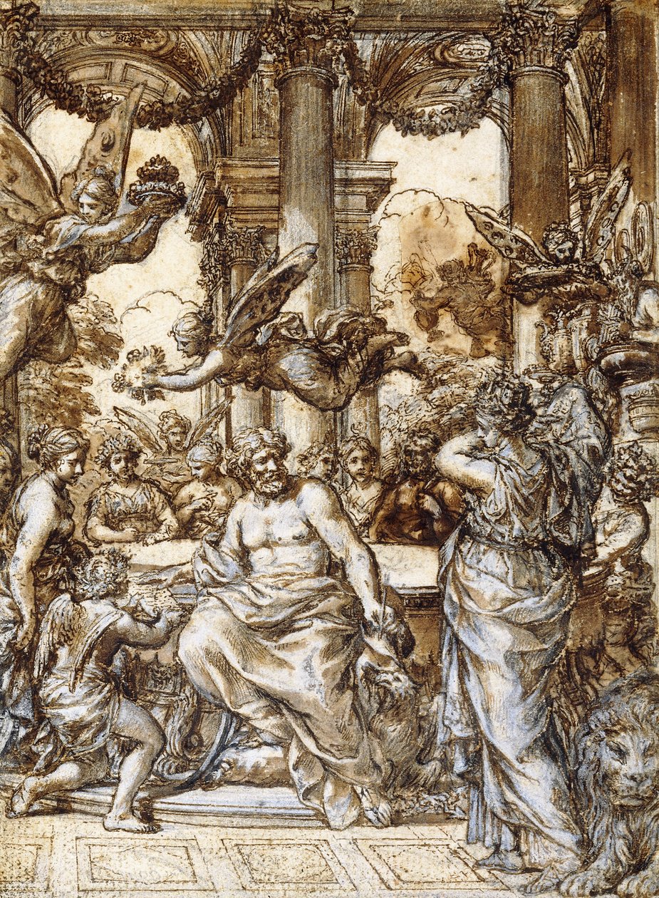 Kybele przed Radą Bogów, autorstwa Pietro da Cortona