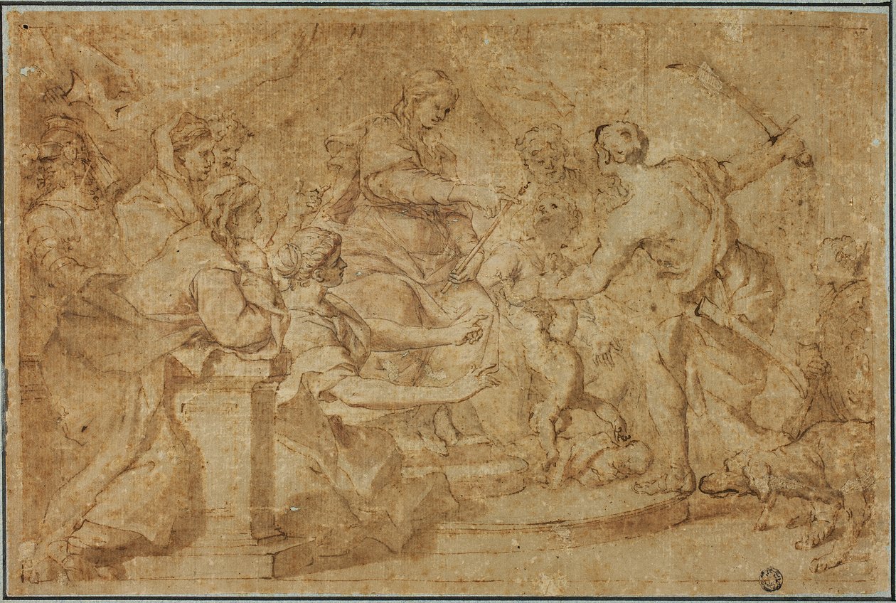 Wyrok Salomona autorstwa Pietro da Cortona