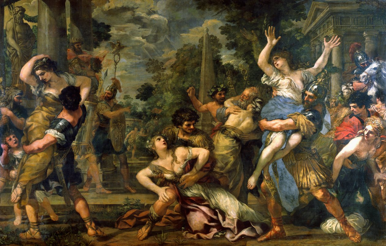 Gwałt Sabinów autorstwa Pietro da Cortona