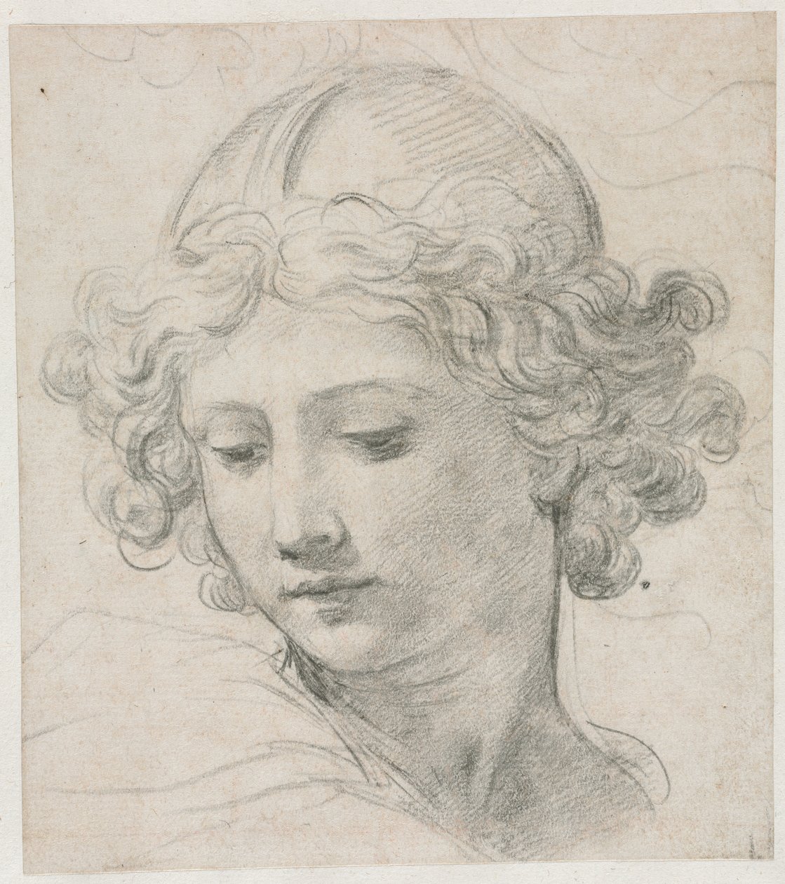 Studium dla Głowy św. Michała autorstwa Pietro da Cortona