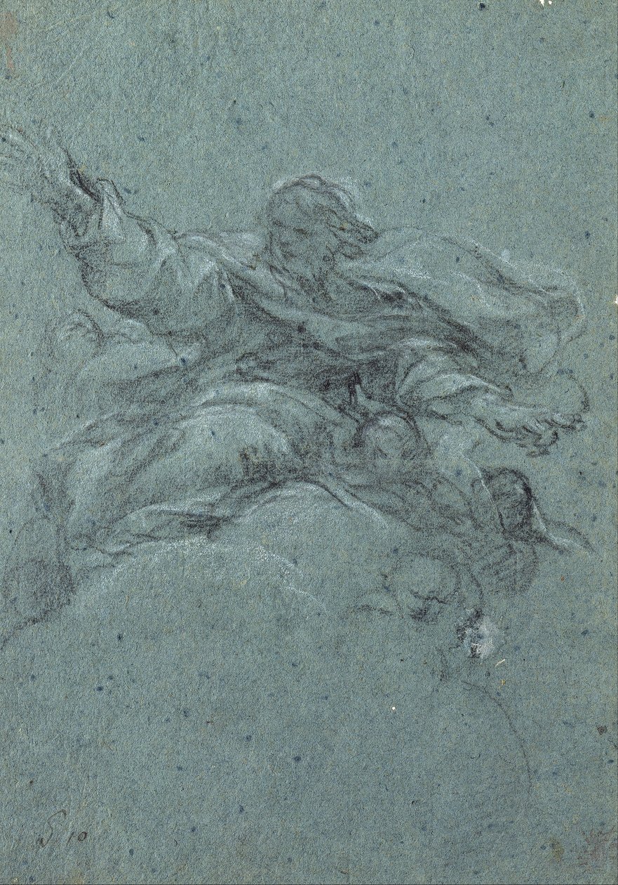 Studium Boga Ojca autorstwa Pietro da Cortona