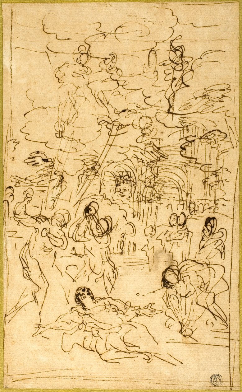 Męczeństwo św. Szczepana autorstwa Pietro da Cortona