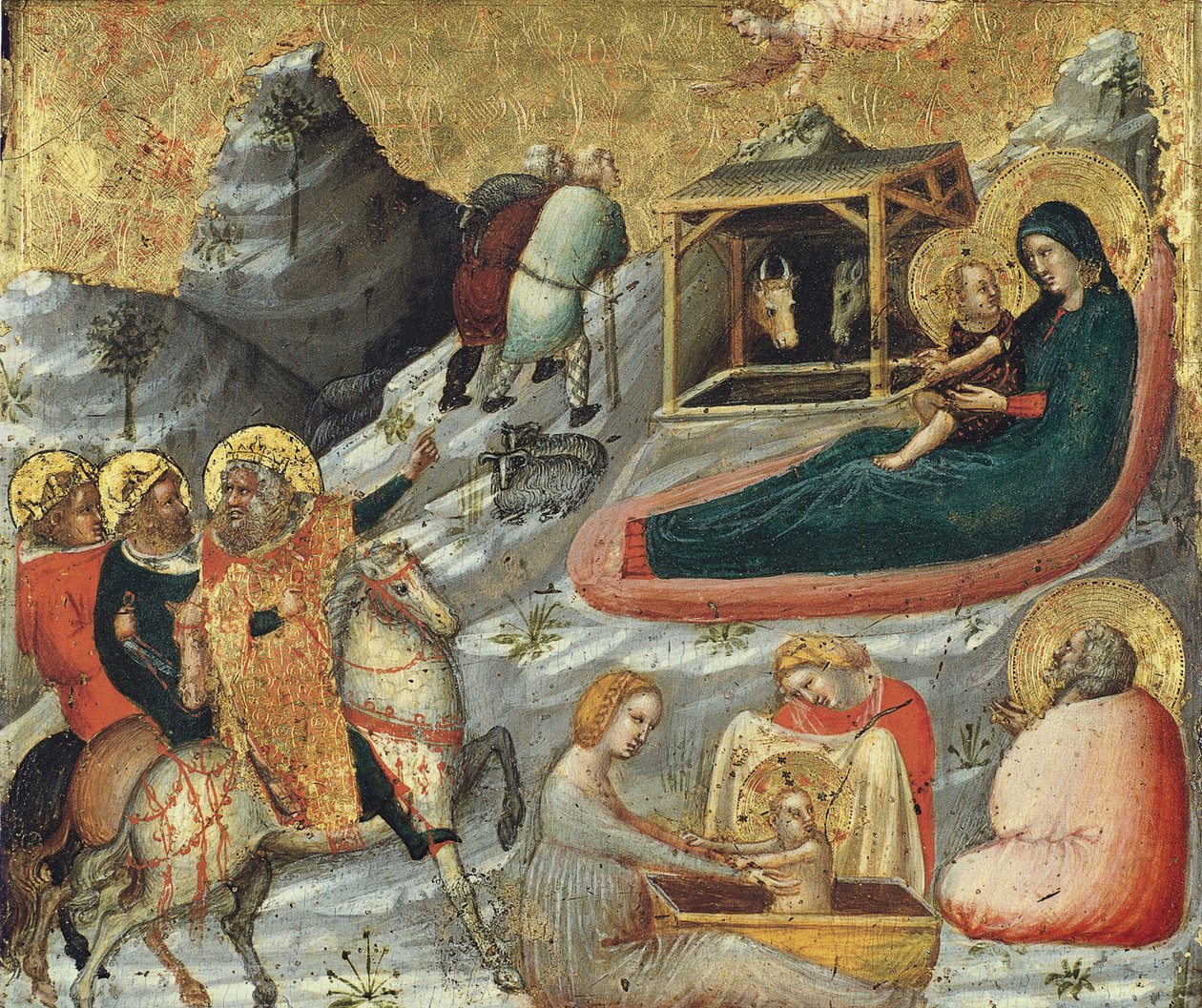 Narodzenia i inne epizody z dzieciństwa Chrystusa autorstwa Pietro da Rimini