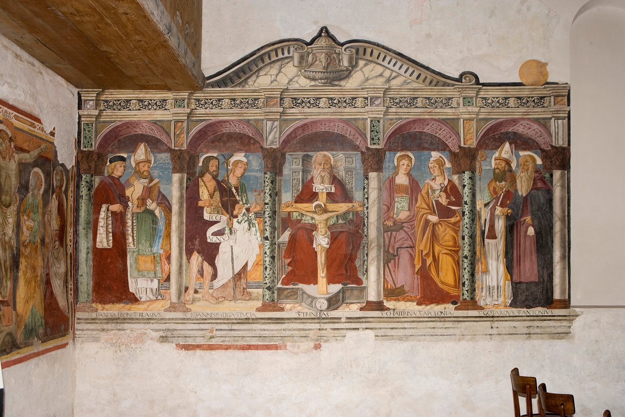 Fresk autorstwa Pietro da Vicenza