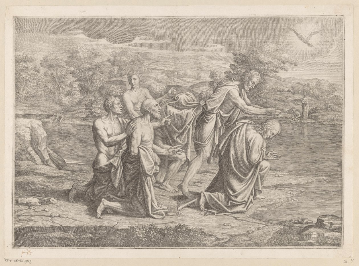 Chrzest Chrystusa autorstwa Pietro del Po