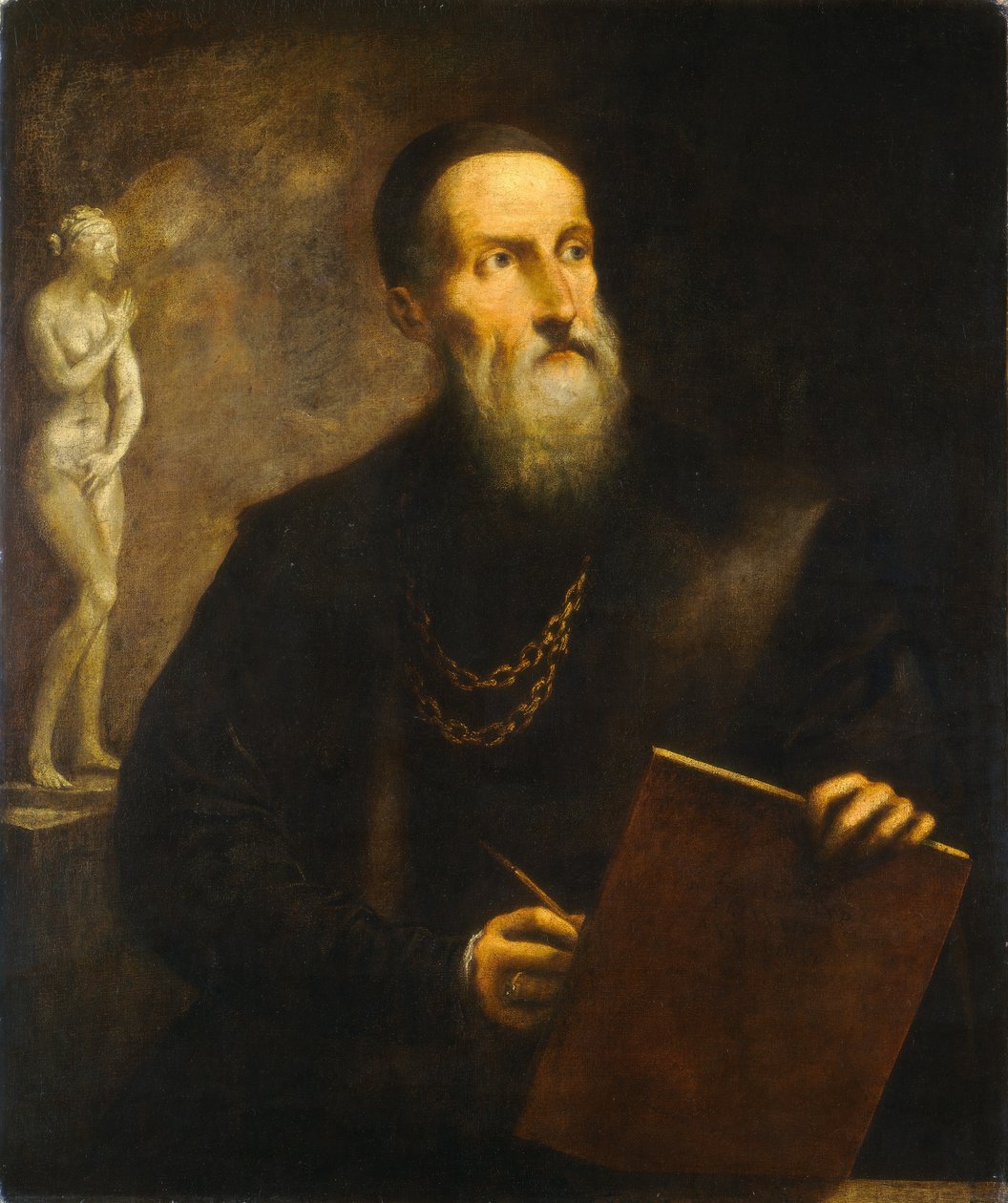 Wyimaginowany autoportret Tycjana autorstwa Pietro della Vecchia